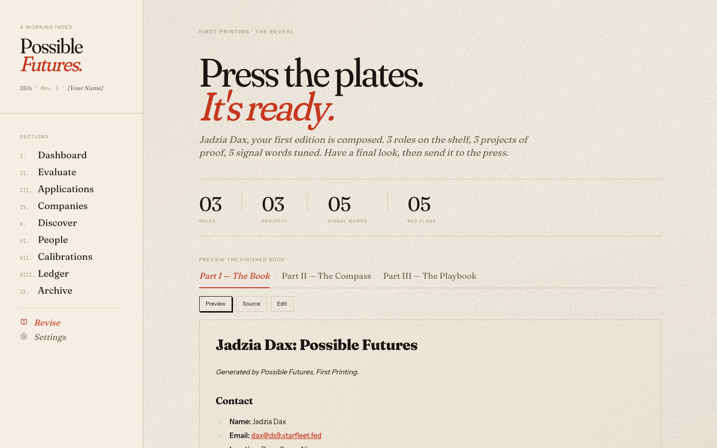 Publish preview
