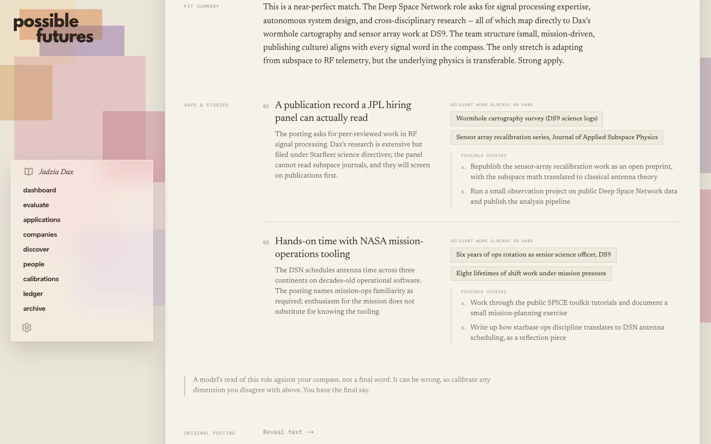 Gaps and studies